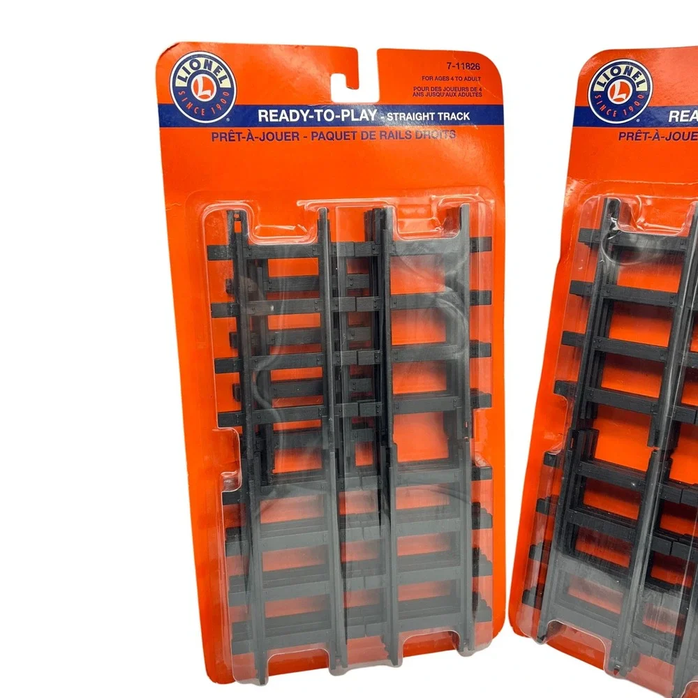 Lionel 3x 12Pk Straight Track 7-11826 Ready-To-Play G Train Track Accessory